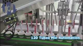 TF-120 metal boru dolum ve kapatma makinası