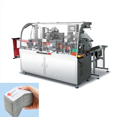 Tıbbi Temizlik Alkol Hazırlık Pedi Paketleme Makineleri 4.8KW Nonwoven Kumaş