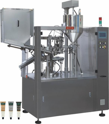 Otomatik yüksek hızlı vücut kremi losyon yumuşak tüp dolguyu kapatıcı diş macunu için plastik tüp dolgu ve kapatma makinesi