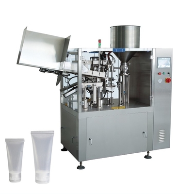 Otomatik kozmetik diş macunu losyon tüp doldurucu mühürleyici krem plastik yumuşak tüp doldurma ve mühürleme makinesi