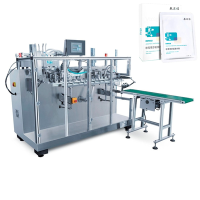 Kozmetik İçin 60 Torba / Min Yarı Otomatik Düz Çanta Yüz Maskesi Dolum Makinesi