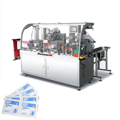 Alkol Hazırlık Pedleri Paketleme Makinesi Yatay 4 Yan Sızdırmazlık 300-500L / Min