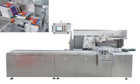 120pcs/Dk Farmasötik Kartonlama Makinesi 4 Katlı Tüp Kartonlama Makinesi