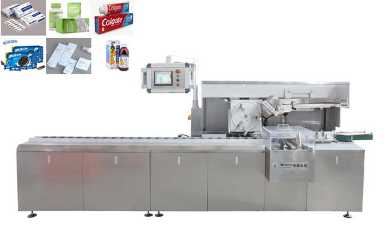 AISI304 Otomatik Kartonlama Makinası 120 Kutu/Dk Kaplama