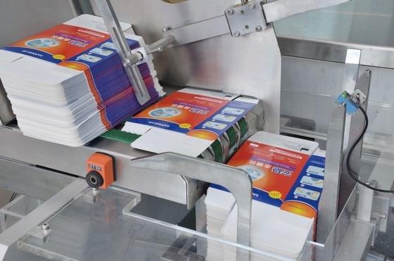 120pcs/Dk Farmasötik Kartonlama Makinesi 4 Katlı Tüp Kartonlama Makinesi