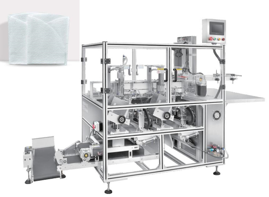 Güzellik Yüz Maskesi Katlama Dolum Makinesi 1.2Kw 40 Torba / Min Spun Nonwoven