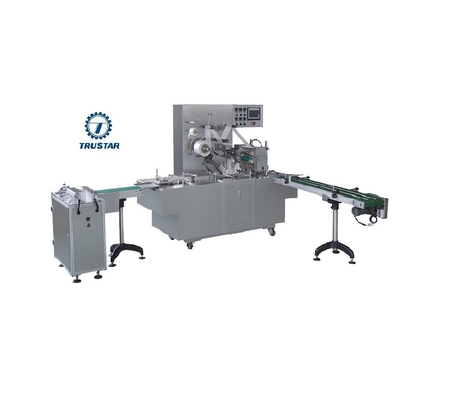 Otomatik Cellophane Film Paketleme Makinesi Karton kutu sabun tıbbi makineler için Cellophane Paketleme