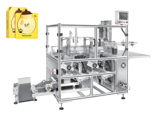 Otomatik Kozmetik Maske Katlama Paketleme Makinası 220V 500 Kg