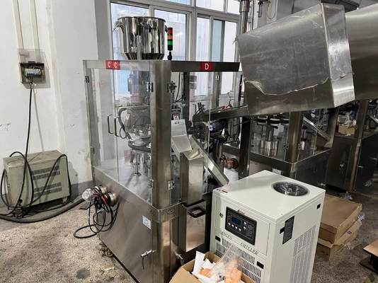 En İyi Fiyat Otomatik Yumuşak Tüp Dolum ve Kapama Makinesi, Diş Macunu Tüp Dolum kapak Makinesi, Krem Dolum Makinesi