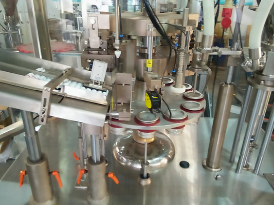Metal Diş Macunu Yumuşak Krem Yapıştır İçin Tam Otomatik Tüp Dolum Makinesi