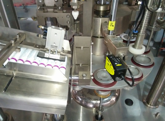 Metal Diş Macunu Yumuşak Krem Yapıştır İçin Tam Otomatik Tüp Dolum Makinesi
