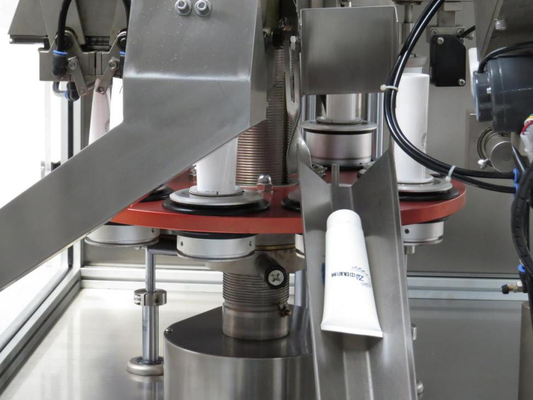 Otomatik Yağ Plastik Yumuşak Tüp veya Laminat Tüp Doldurma ve Sızdırma Makinesi