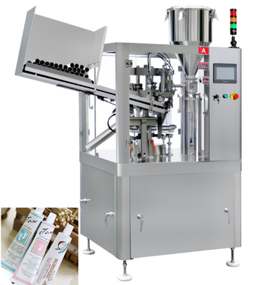 Merhem Krem Dolum Kapama Makinesi Alüminyum Plastik Tüp 200mm