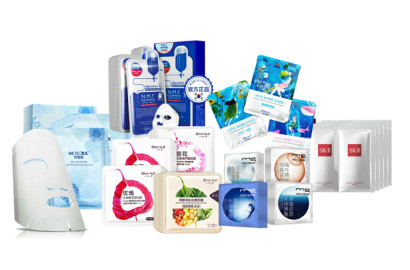 Yüksek Hızlı Yüz Maskesi Katlama Paketleme Fonksiyonu ile Kesme Makinesi