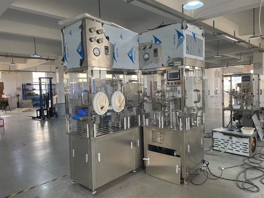 Otomatik Ön Doldurulmuş Şırınga Doldurma ve Kapatma Makinesi 1088*858*1800mm