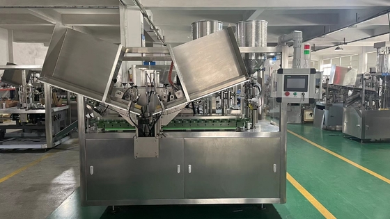 Yüksek hızlı otomatik yumuşak tüp krem doldurma makinesi losyon doldurma ve mühürleme makinesi