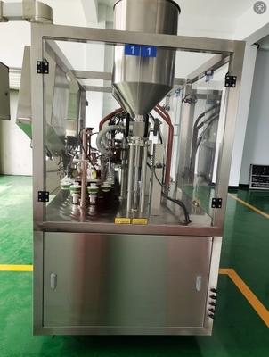 Alüminyum kozmetik krem tüpleri için otomatik yumuşak plastik tüp doldurma ve mühürleme makinesi