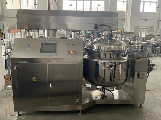 Yüksek Kaliteli Diş macunları Vakumlu Emulsif Laboratuvar Karıştırıcı Makine Vakumlu Emulsifleştirme Homogenizasyon Karıştırma Tankı