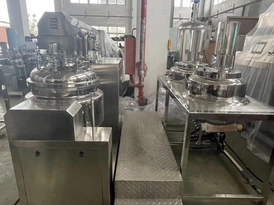 Kozmetik Makine Üretim hattı/ Kozmetik krem karıştırıcı/ Vakum Homogen Emulsifleştirme Makinesi
