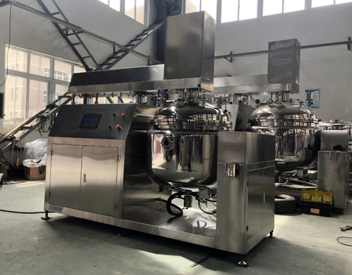 Yüksek Hızlı Vakum Emülsif Hydraulik Yükseltme Homogenizer Vakum Homogenizer Birim Vakum Homogenizer Kozmetik