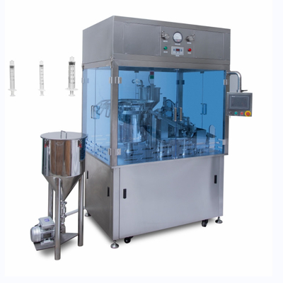 Otomatik 3ml 5ml 10ml Dolmuş Normal Tuzlu Suyu Aktarma Şırıngaları Doldurma Makinesi