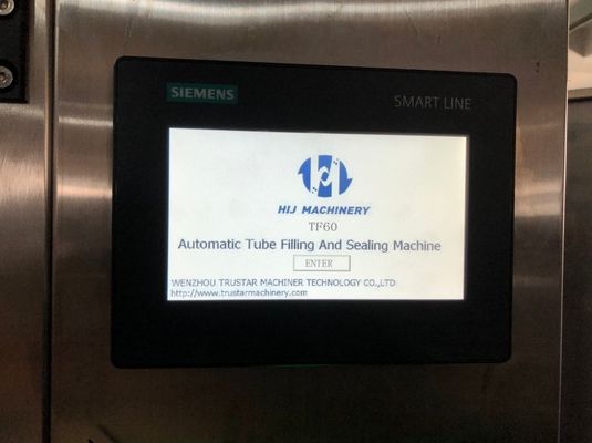 Otomatik yumuşak plastik tüp dolum ve mühürleme makinesi alüminyum kozmetik krem ​​tüpü diş macunu tüpü dolum makinesi