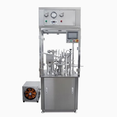Aseptik Otomatik Tek kullanımlık cam dolgu hapsız şırınga doldurma makinesi