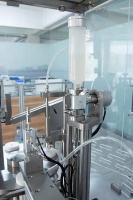 Otomatik Üreticiler Cam Gel Ön Doldurma Tuşlama Vaksin Şırınga Doldurma Makinesi