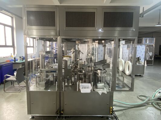 Fully Automatic Collagen Hyaluronic Acid Water Light Needle Pre-Filled Glass Syringe Vacuum Filling and Stoppering Machine
