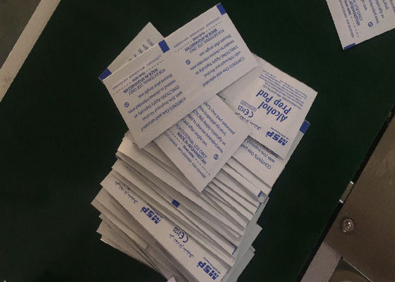 Alkol Hazırlık Pedi Islak Mendil Paketleme Makinesi 120-160 torba / Dakika