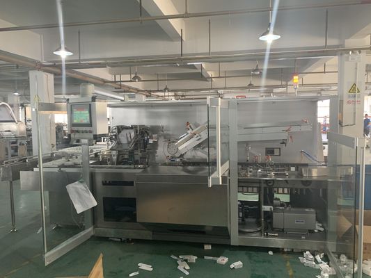 Şişe Yüksek Hızlı Kartonlama Makinesi 4 Katlı Blister Kartonlama Makinesi