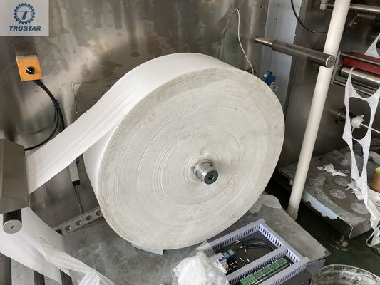 4 Taraflı Sızdırmazlık Poşeti Yatay Akış Paketleme Makinesi, gözlük lensi buğu önleyici ıslak doku yapma makinesi
