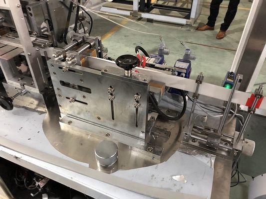 4 Taraflı Sızdırmazlık Poşeti Yatay Akış Paketleme Makinesi, gözlük lensi buğu önleyici ıslak doku yapma makinesi