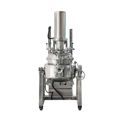 Küçük Vacuum Emulsifier Mixer Endüstriyel Krem Mixer Losyon Mixer Kozmetik Makinesi