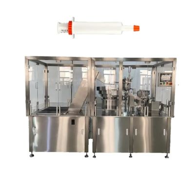 Plunger Tipi Otomatik Plastik Şırınga Gel Doldurma ve Kaplama Makinesi