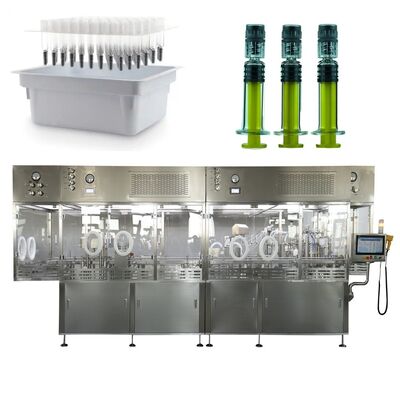 Steril Üretim için Yüksek Hızlı Otomatik RTU Hazır Şırınga Dolum Makinesi