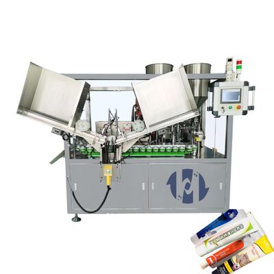 Tüp Doldurma Makinesi Yağ Pet Nutrition Cream Tüp Doldurma ve Sıfırlama Makinesi